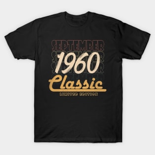 september 1960 birthday T-Shirt